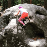 bouldering at Larchant